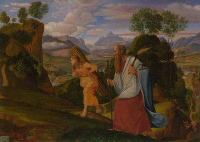 Abramo e Isacco da Johann Heinrich Ferdinand Olivier