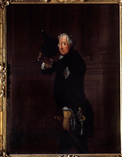 Ritratto di Federico II detto Federico il Grande, re di Prussia da Johann Heinrich Francke