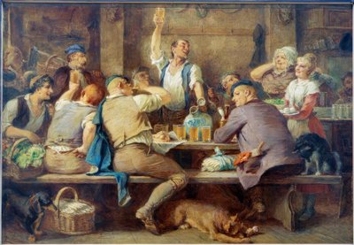Taverna di sidro di mele a Sachsenhausen da Johann Heinrich Hasselhorst