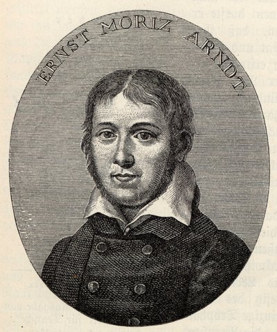 Ritratto di Ernst Moritz Arndt da Johann Heinrich Lips