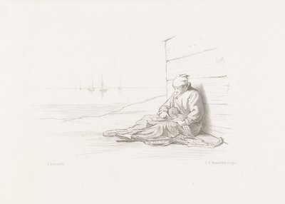 Riparazione delle reti (I figli del mare) da Johann Heinrich Maria Hubert Rennefeld