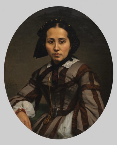 Ritratto di una signora da Johann Heinrich Neumann