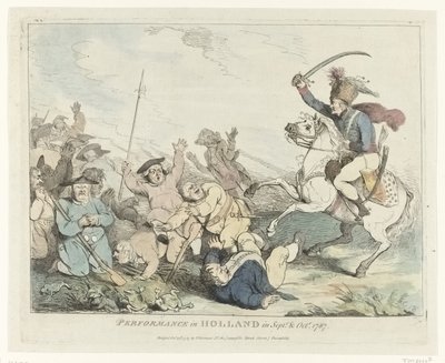 La rappresentazione da Johann Heinrich Ramberg