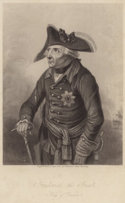 Re Federico II di Prussia da Johann Heinrich Ramberg