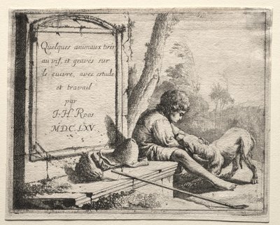 Serie di pastori di Johann Heinrich Roos, 1665 da Johann Heinrich Roos