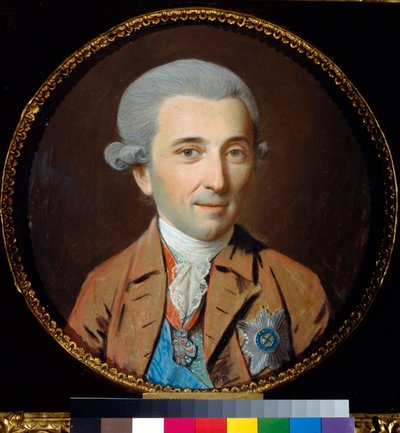 Ritratto del principe Nikolai Ivanovich Saltykov da Johann Heinrich Schmidt