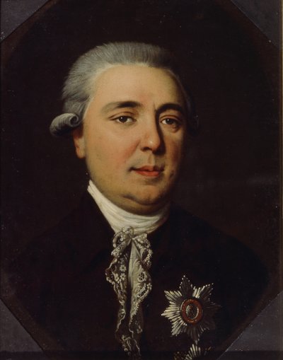 Ritratto del conte Alexander Romanovich Vorontsov da Johann Heinrich Schmidt