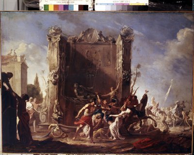 Il ratto delle Sabine da Johann Heinrich Schonfeldt
