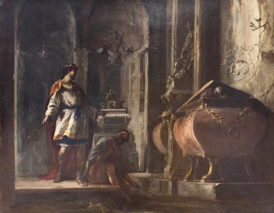 Saul e la strega di Endor da Johann Heinrich Schonfeldt