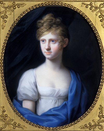Amalie Adelheid Luise Therese Caroline Principessa di Sachsen-Meiningen, c.1808 da Johann Heinrich Schroder