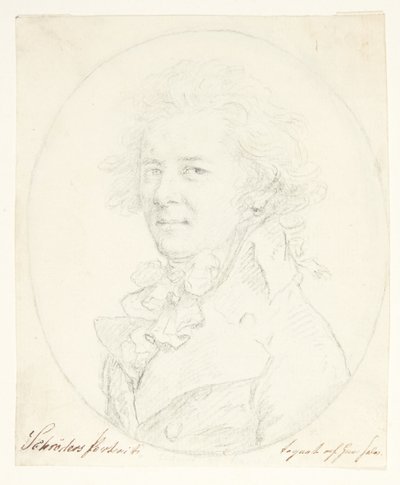 Autoritratto(?) da Johann Heinrich Schroder