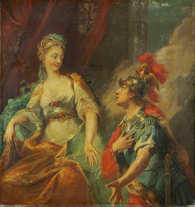 Enea davanti a Didone da Johann Heinrich Tischbein