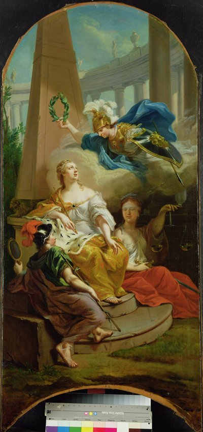 Allegoria che rappresenta il governo prospero dei Langravi di Assia-Kassel, 1764 da Johann Heinrich Tischbein