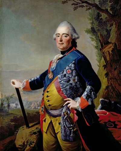 Federico II, Langravio di Assia-Kassel, c.1773 da Johann Heinrich Tischbein