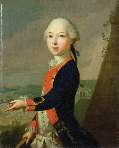 Langravio Carlo da bambino da Johann Heinrich Tischbein