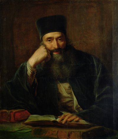 Ritratto di Erasmo, vescovo del monastero di Aulis a Creta, 1787 da Johann Heinrich Tischbein