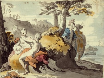 Telemaco e Mentore a Cipro da Johann Heinrich Tischbein