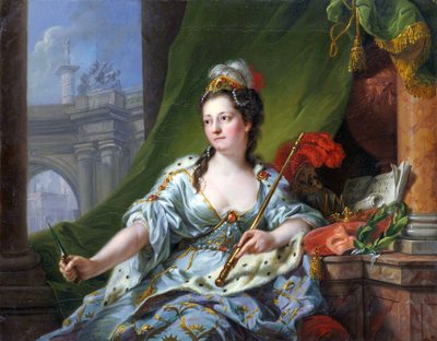 La Musa Melpomene (le nove muse, 1771) da Johann Heinrich Tischbein