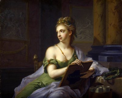 Le nove muse - Calliope (Poesia epica) da Johann Heinrich Tischbein