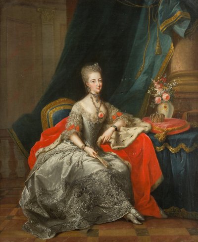 Margravia Filippina di Brandeburgo-Schwedt 1745-1800, Landgravia di Assia-Kassel, 1774 da Johann Heinrich Tischbein