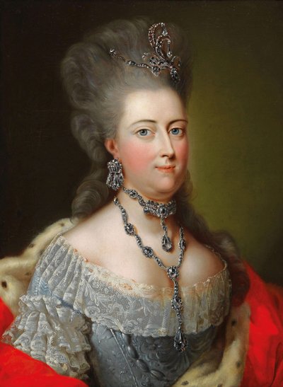Ritratto di Margravina Philippine di Brandeburgo-Schwedt 1745-1800, Landgravina di Assia-Kassel da Johann Heinrich Tischbein