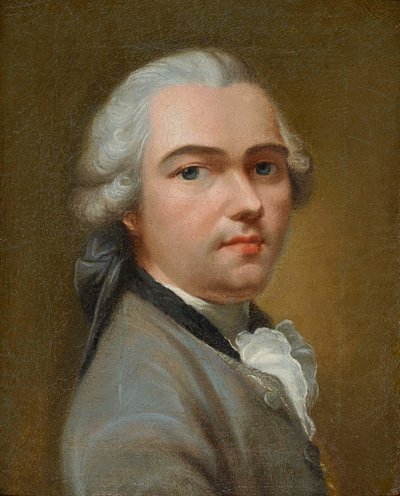 Autoritratto, metà del 18° sec. da Johann Heinrich Tischbein