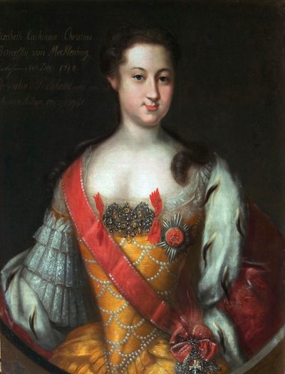 Anna Leopoldovna, Granduchessa e reggente di Russia da Johann Heinrich Wedekind