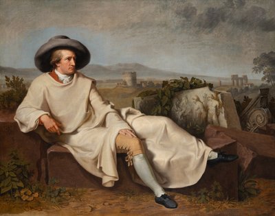 Goethe nella campagna romana da Johann Heinrich Wilhelm Tischbein