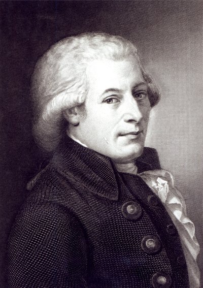 Ritratto di Wolfgang Amadeus Mozart (1756-91) compositore austriaco, inciso da Lazarus Gottlieb Sichling (1812-63) da Johann Heinrich Wilhelm Tischbein