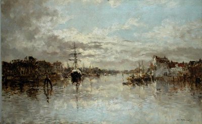 Veduta di Rotterdam da Johann Hendrik Mastenbroek