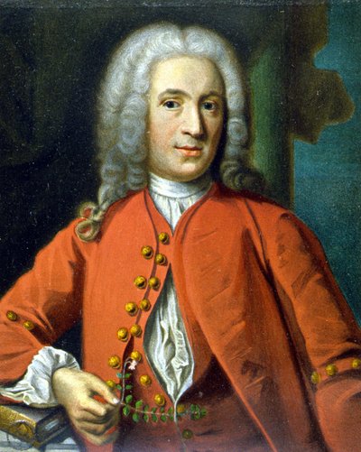 Carl Von Linné naturalista e scrittore svedese (1707 - 1778) - di J. H. Scheffel, in 