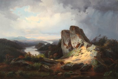 Paesaggio occidentale 1853 da Johann Herman Carmiencke