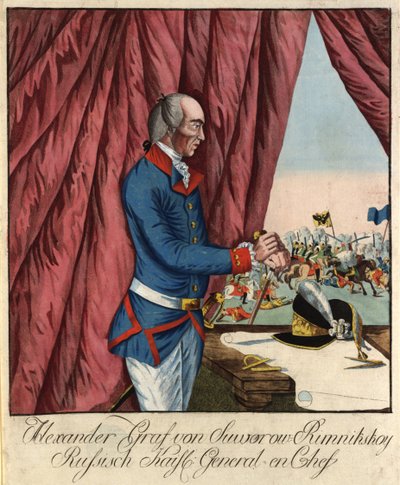 Feldmaresciallo Generalissimo Principe Alexander Suvorov da Johann Hieronymus Loeschenkohl