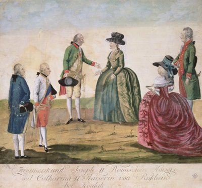 Incontro tra Giuseppe II di Germania e l