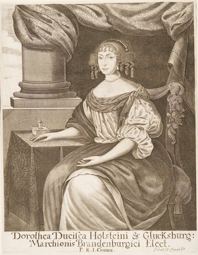 Johann Hoffmann - Dorotea di Holstein-Glücksburg, margravia di Brandeburgo da Johann Hoffmann