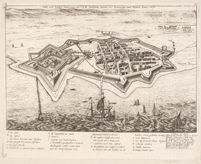 Città e castello di Landscron conquistati da I.K.M Cristiano Quinto nell
