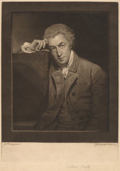 William Hayley da Johann Jacobé, George Romney