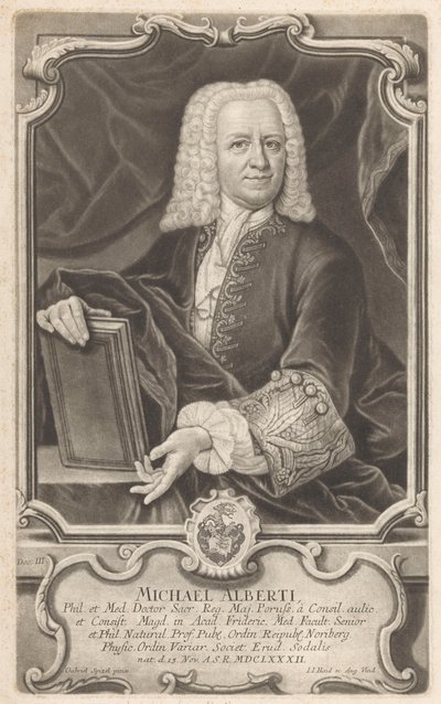 Ritratto di Michael Alberti da Johann Jacob Haid