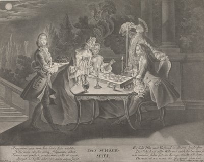 Il gioco degli scacchi da Johann Jacobus Haid