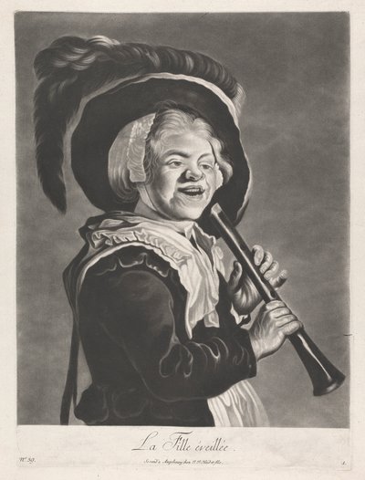 La ragazza sveglia da Johann Jacobus Haid