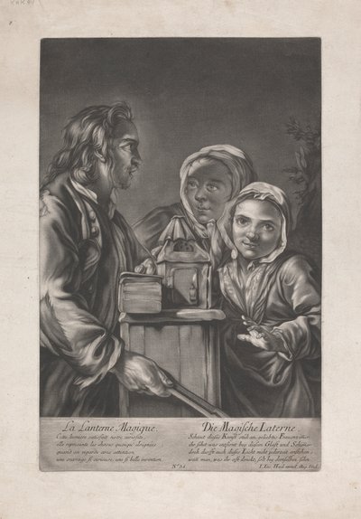 La lanterna magica da Johann Jacobus Haid