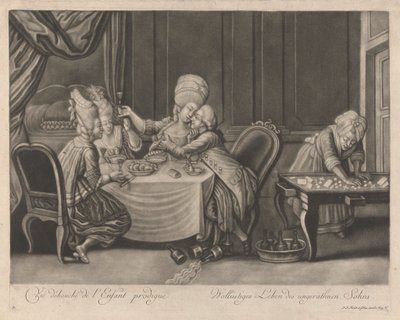 Vita dissoluta del figliol prodigo da Johann Jacobus Haid