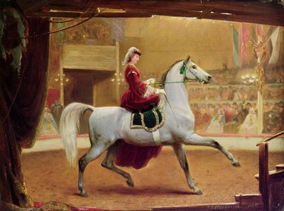 La cavallerizza da Johann Jakob Eduard Handwerk