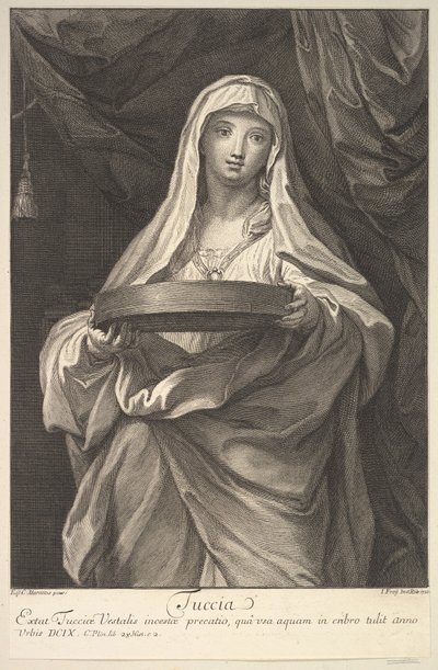 Tuccia, 1720 da Johann Jakob Frey the Elder