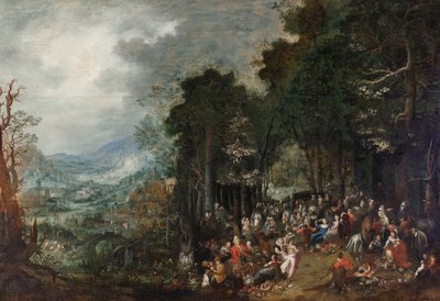 Paesaggio con festa da Johann Jakob Hartmann