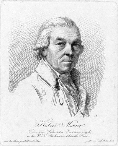 Persona raffigurata: Hubert Maurer da Johann Jakob Laurenz Billwiller