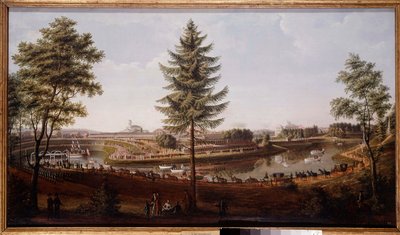 Festa al Palazzo di Pavlovsk, residenza estiva dello Zar Paolo I da Johann Jakob Mettenleiter