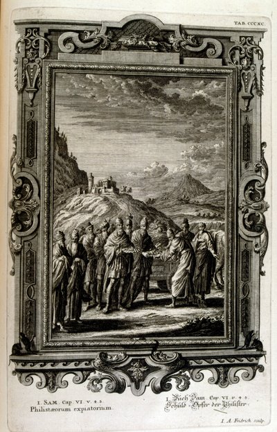 Offerte fatte ai Filistei da Johann Jakob Scheuchzer