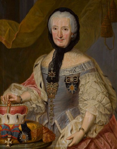 Francoise Christine del Palatinato Soulzbach da Johann Jakob Schmitz