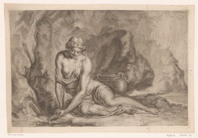 Venere che raccoglie acqua con una conchiglia da Johann Jakob Thurneysen (I)